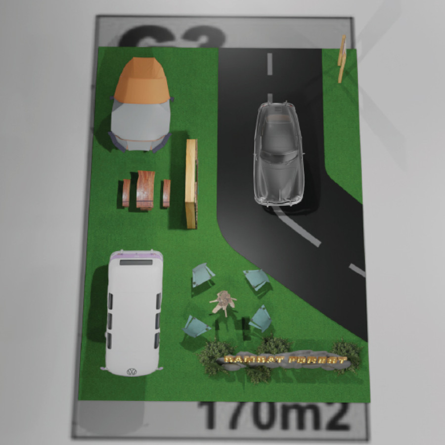 Dekorasi Booth Tema Forest - utama