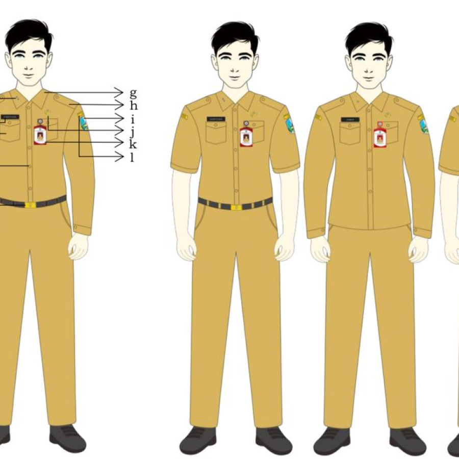 Pakaian DInas ASN Premium - depan