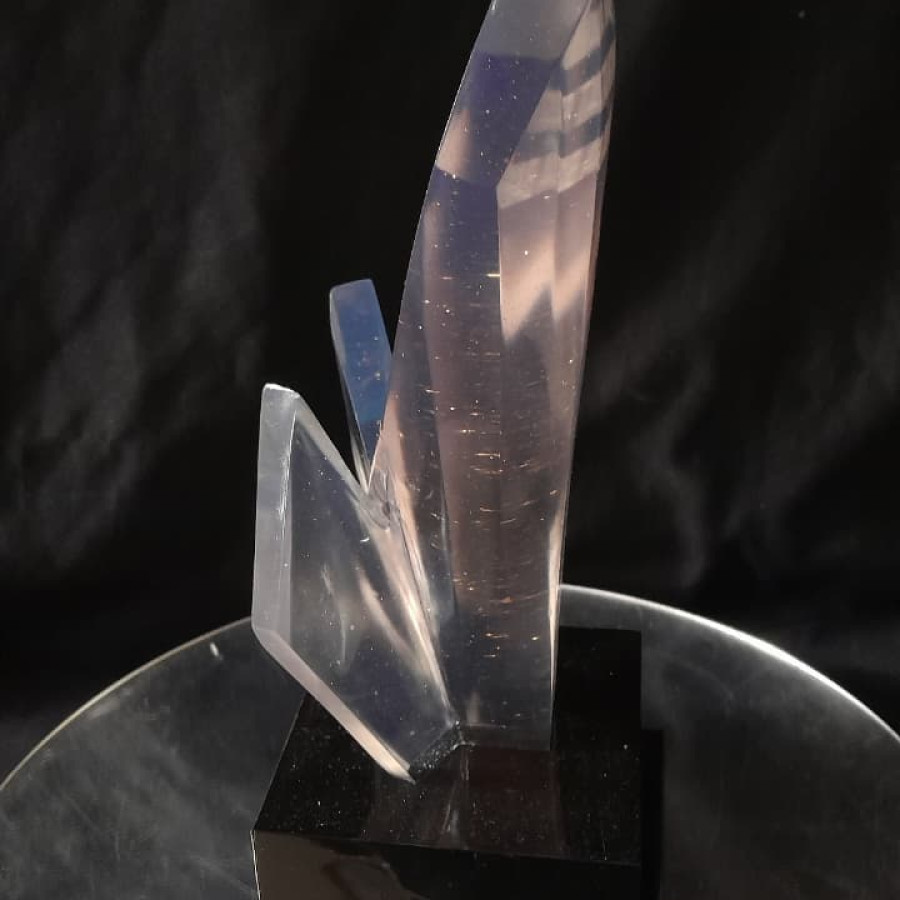 Piala Resin custom 3 sisi - samping