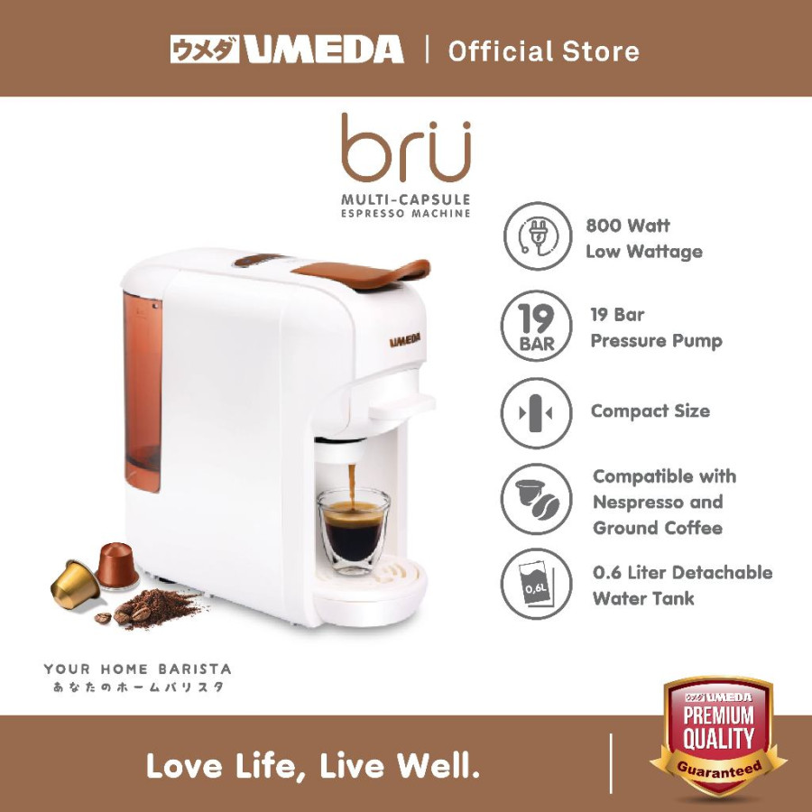 Umeda Bru Mesin Kopi Multi Kapsul / Nespresso Capsule Coffee Maker
