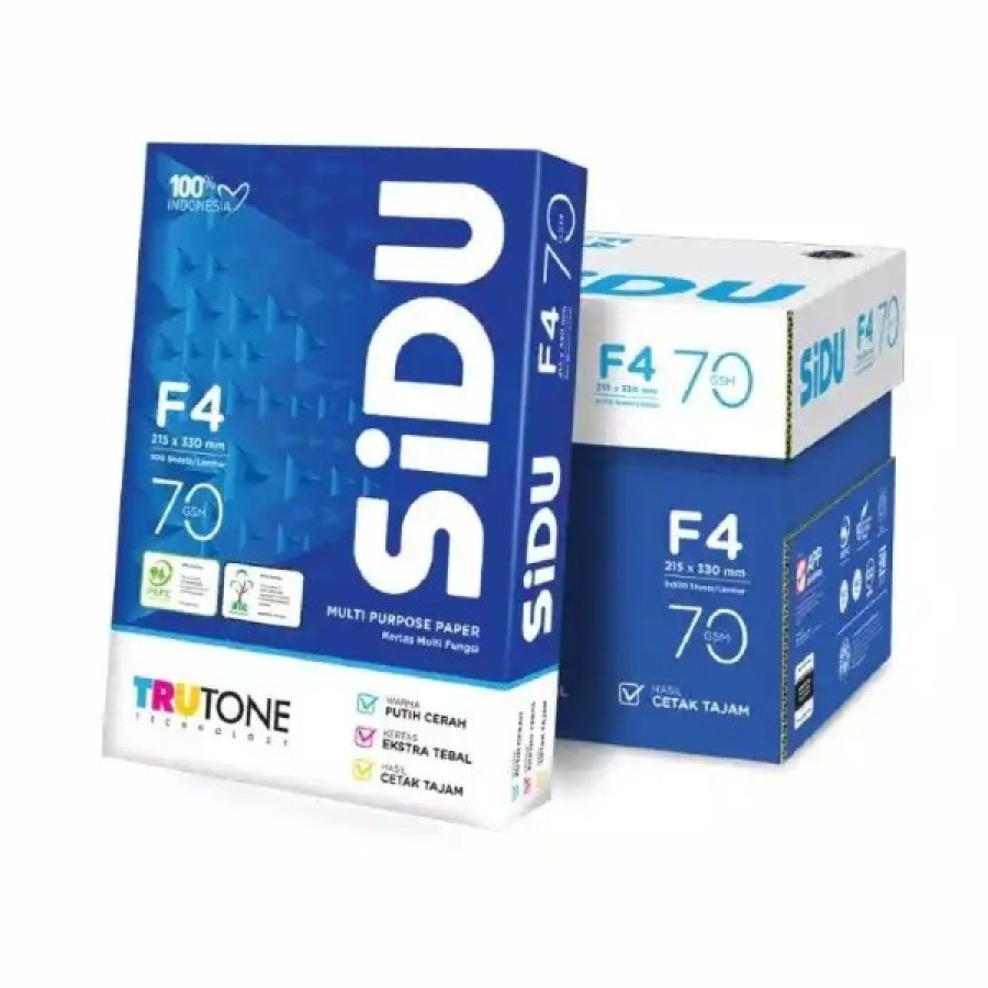 Kertas HVS F4 70 gsm SIDU
