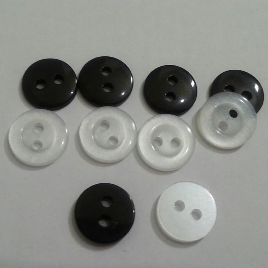 Kancing Kemeja Plastik