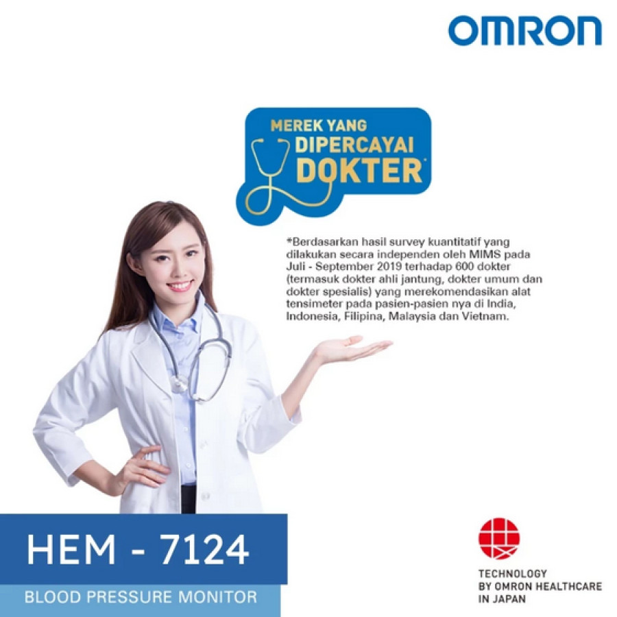 Omron Tensimeter Digital - samping