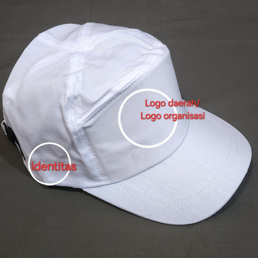 Topi Harian + Bordir