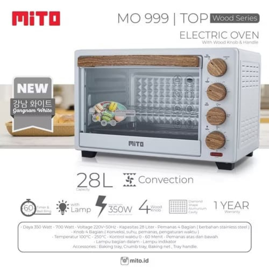 Oven Listrik Uk. 28 Liter Mito