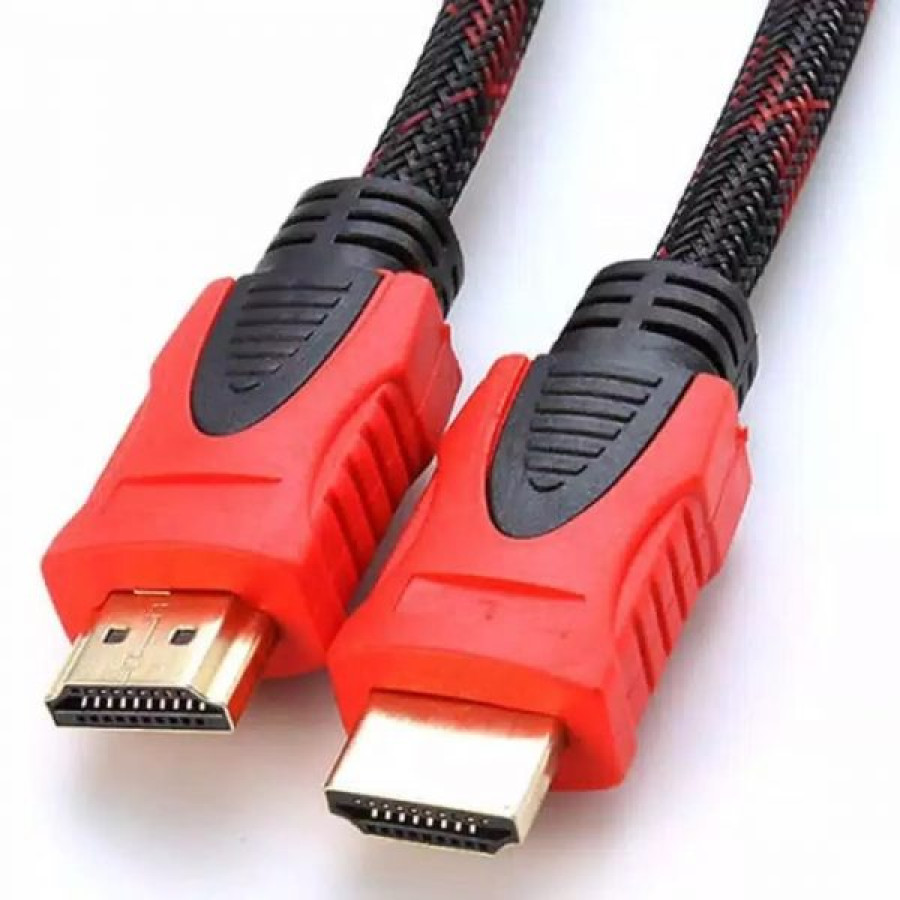 Kabel HDMI to HDMI Jaring 5 M - depan