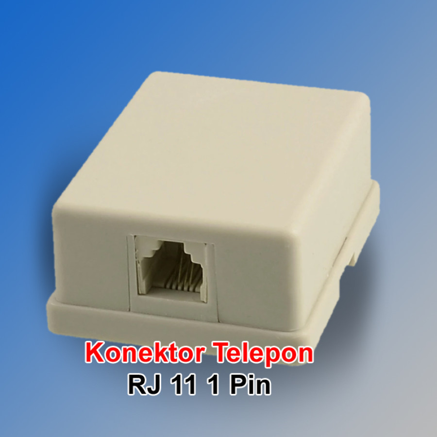 Konektor Telepon RJ 11 1 Pin