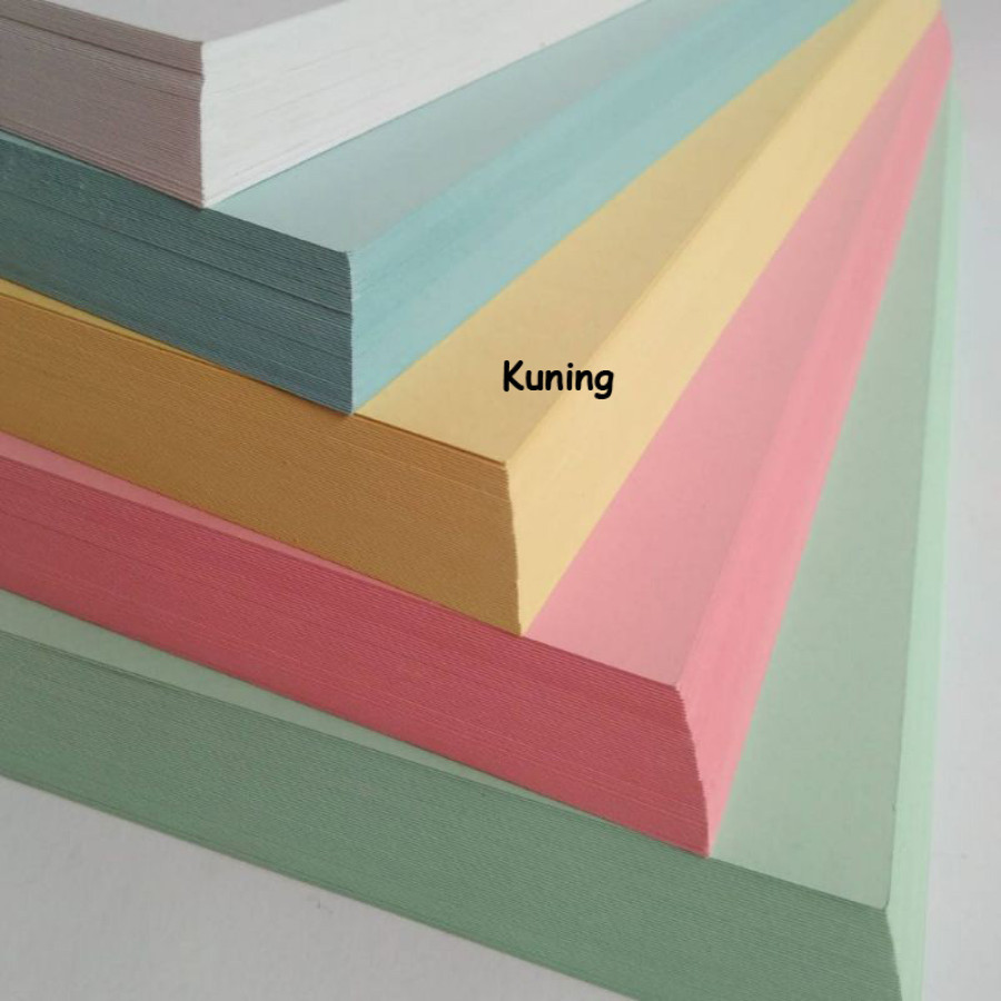 Kertas BC KUNING (ukuran F4 / Folio) - samping