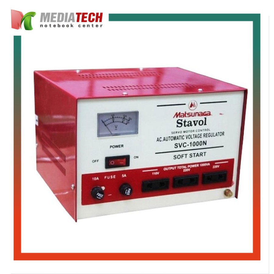 POWER SUPPLY STABILIZER MATSUNAGA 1000VA