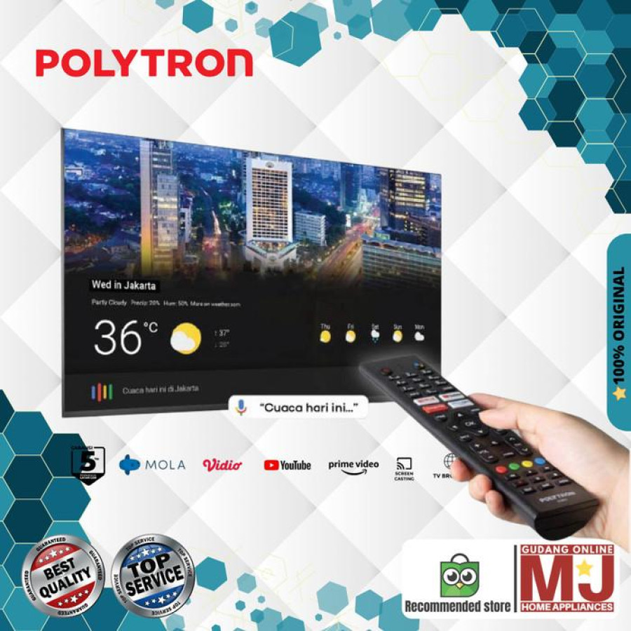 POLYTRON 50 Inch Smart Google LED TV 4K UHD PLD50UG5059 - detail