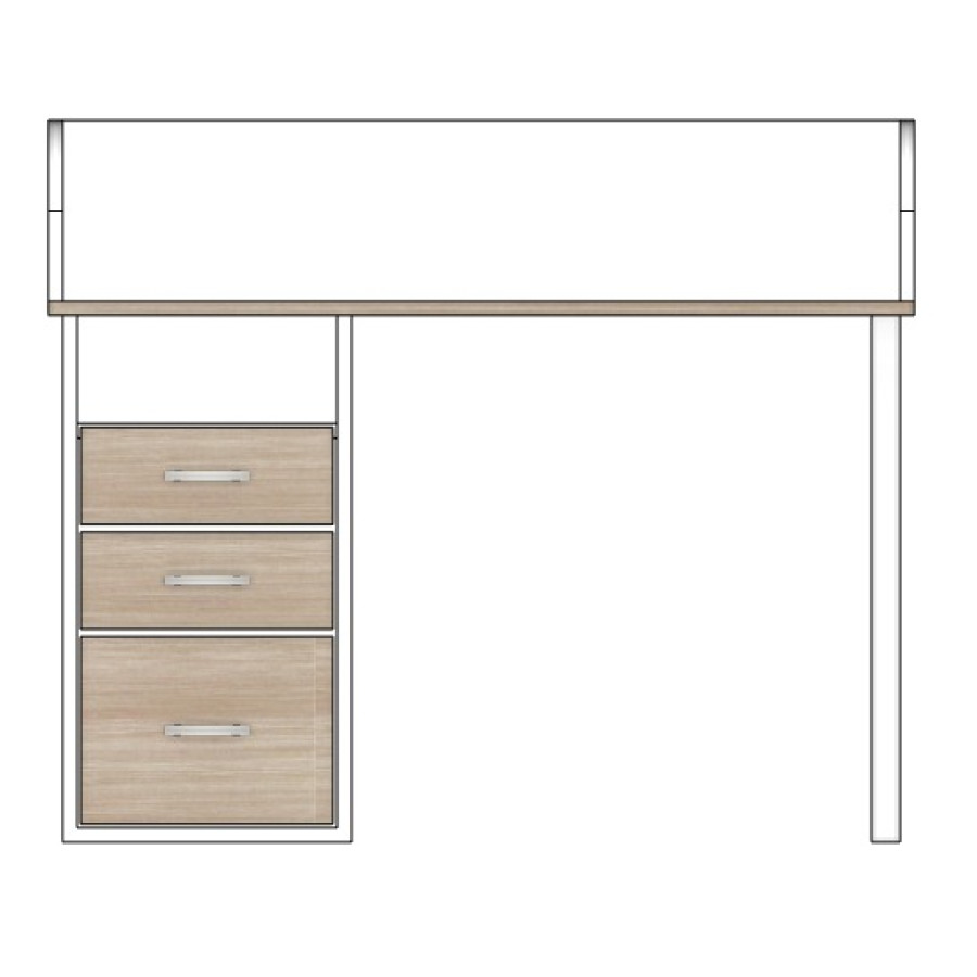 Devider Meja Kerja PSDA - depan