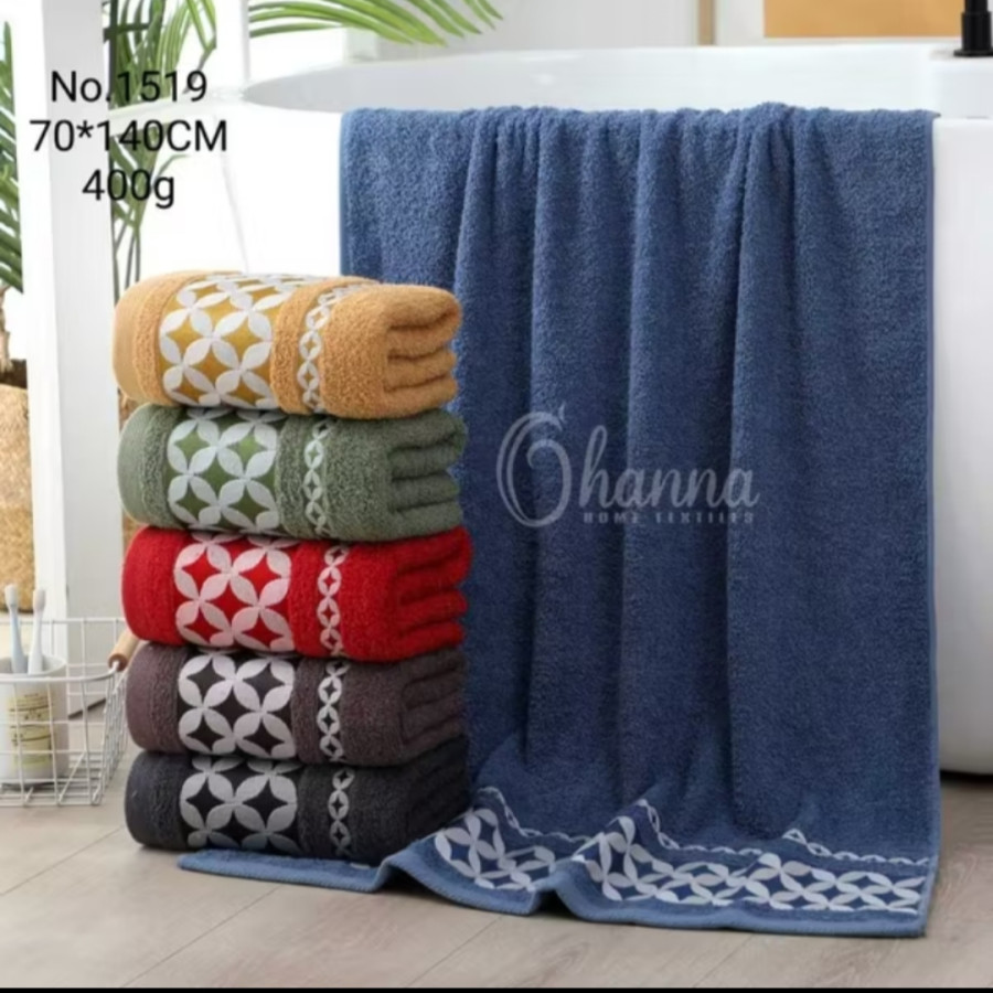 Handuk Mandi Katun Dewasa ukuran 70x140 cm - utama