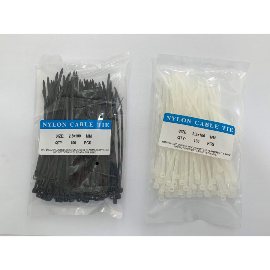 Kabel Ties NYLON 10 Cm, Isi 100 Pcs