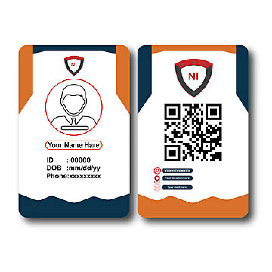 Custome ID card - depan