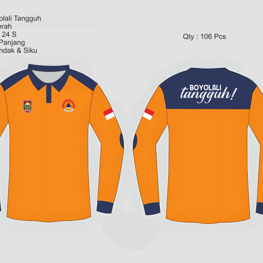 BAJU RELAWAN BOYOLALI TANGGUH - utama