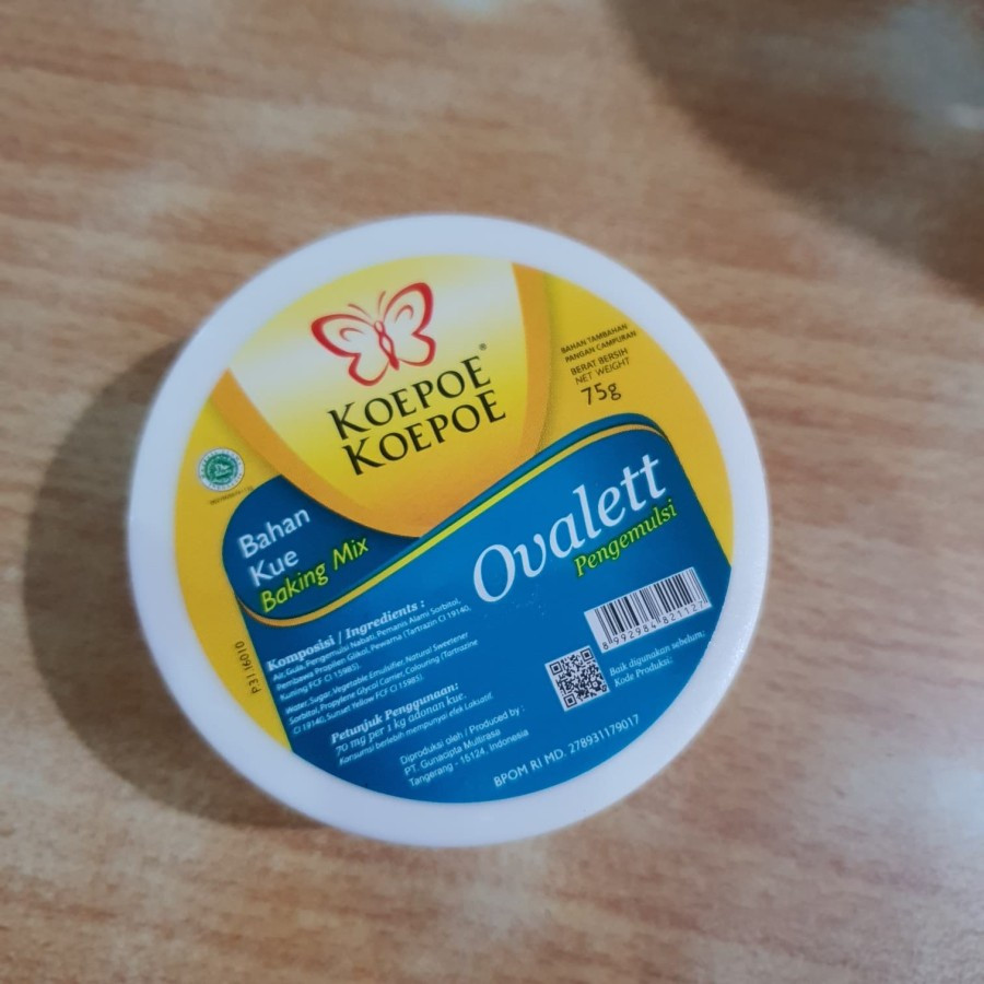 ovalet koepoe koepoe 75 gr - samping