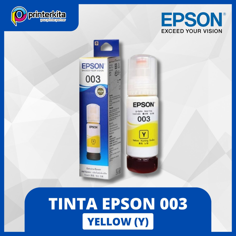 ORIGINAL INK EPSON 003 - YELLOW (PrinterKita)