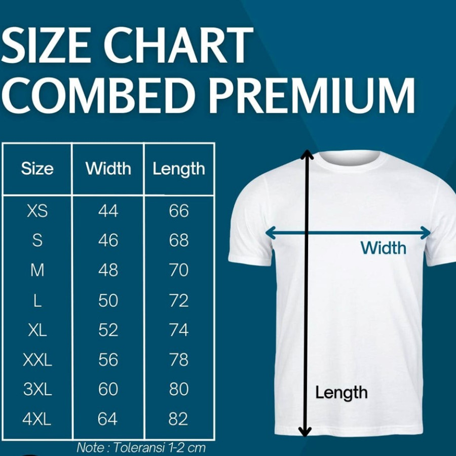 Kaos Combat premium - samping