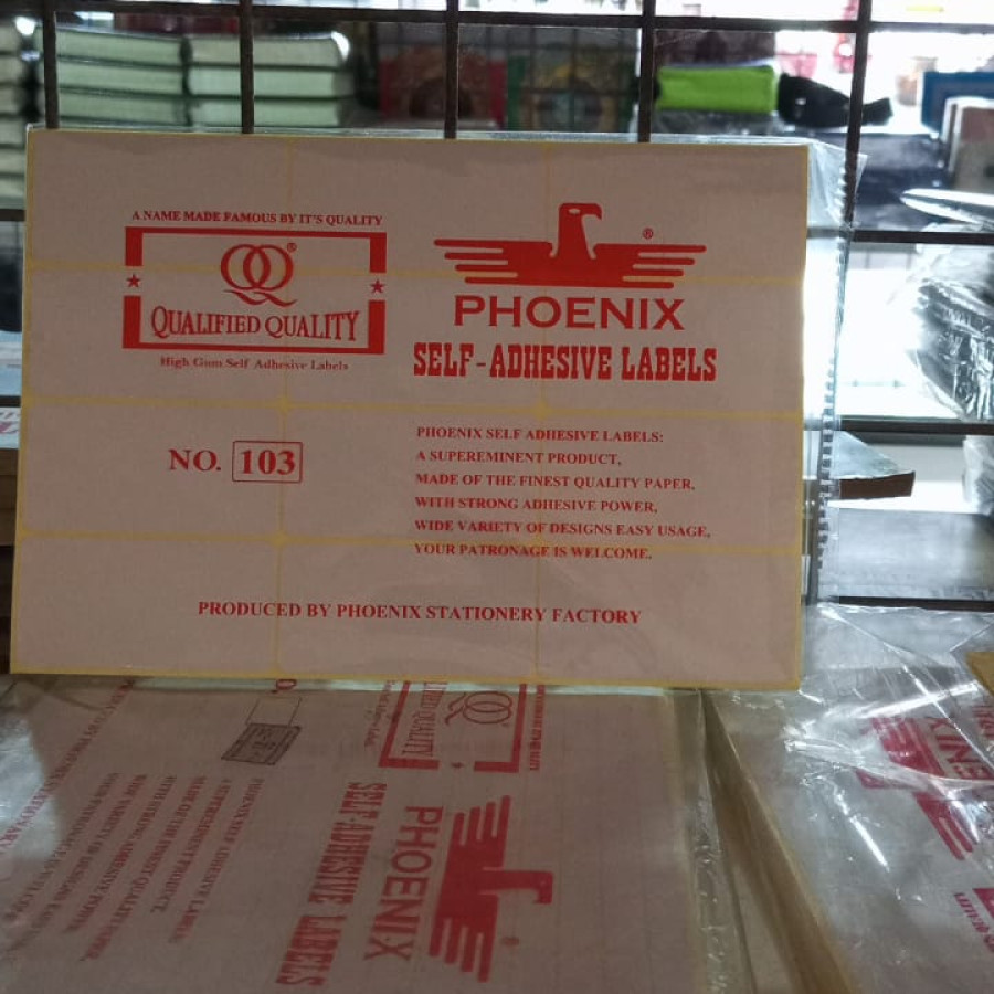 label phoenix no 103
