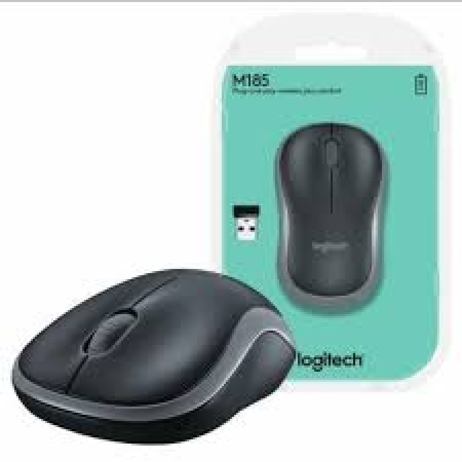 Mouse Logitech Wireless M 185 - samping