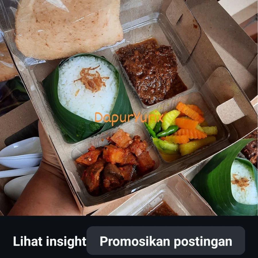 Nasi kotak paket 35k