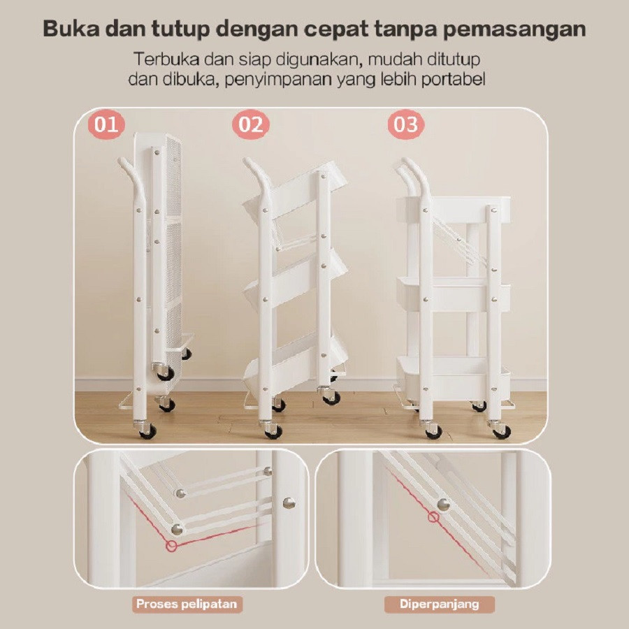 Rak Serbaguna / Trolli Facial - depan