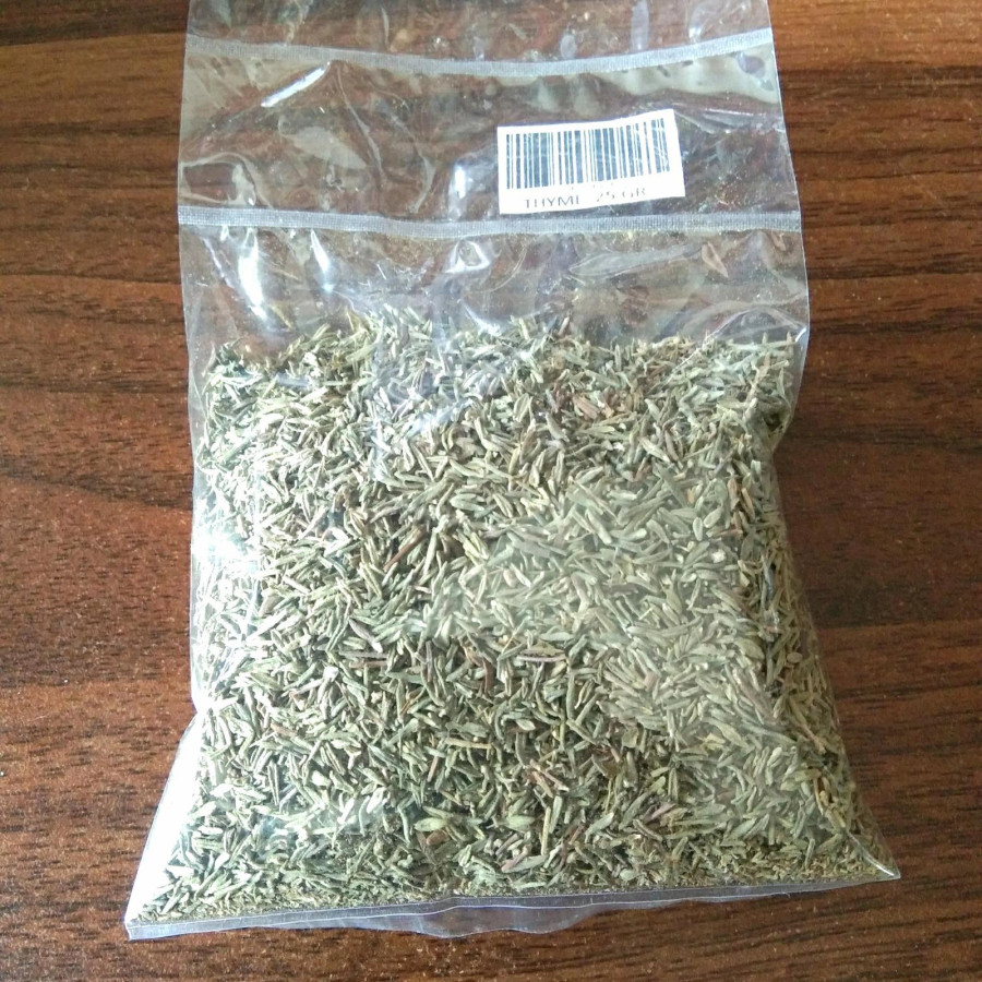 Thyme Kering Leaves Timi Tymes Jays dried bumbu Rempah Dapur - depan