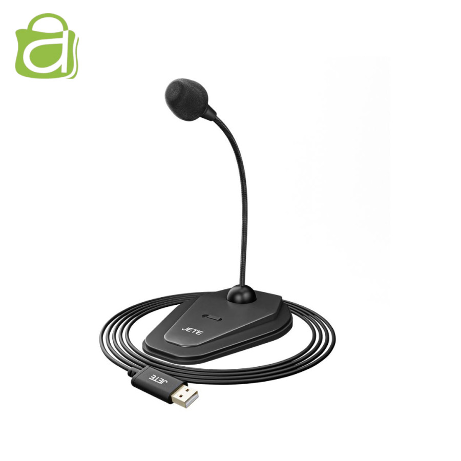 JETE MICROPHONE USB MIC EXTERNAL M5 FOR PC ZOOM ONLINE MEETING