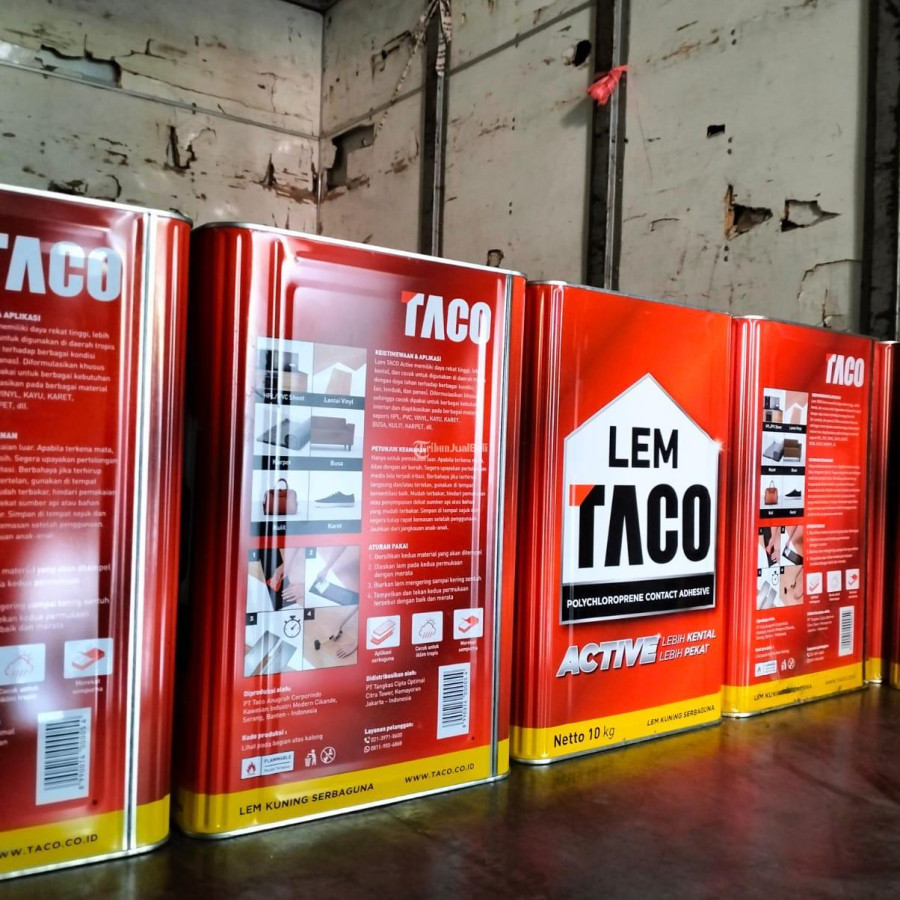 Lem Kayu Taco Berat 4 Kg/Kaleng