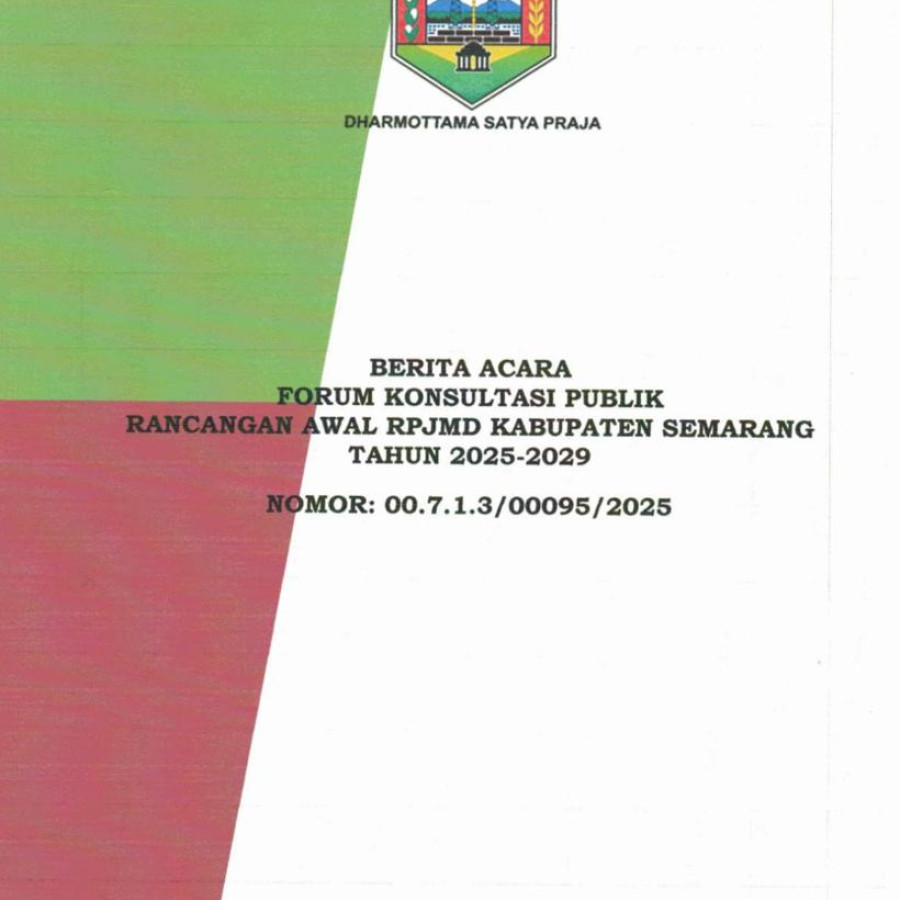 BA Konsultasi Publik RPJMD 2025-2029