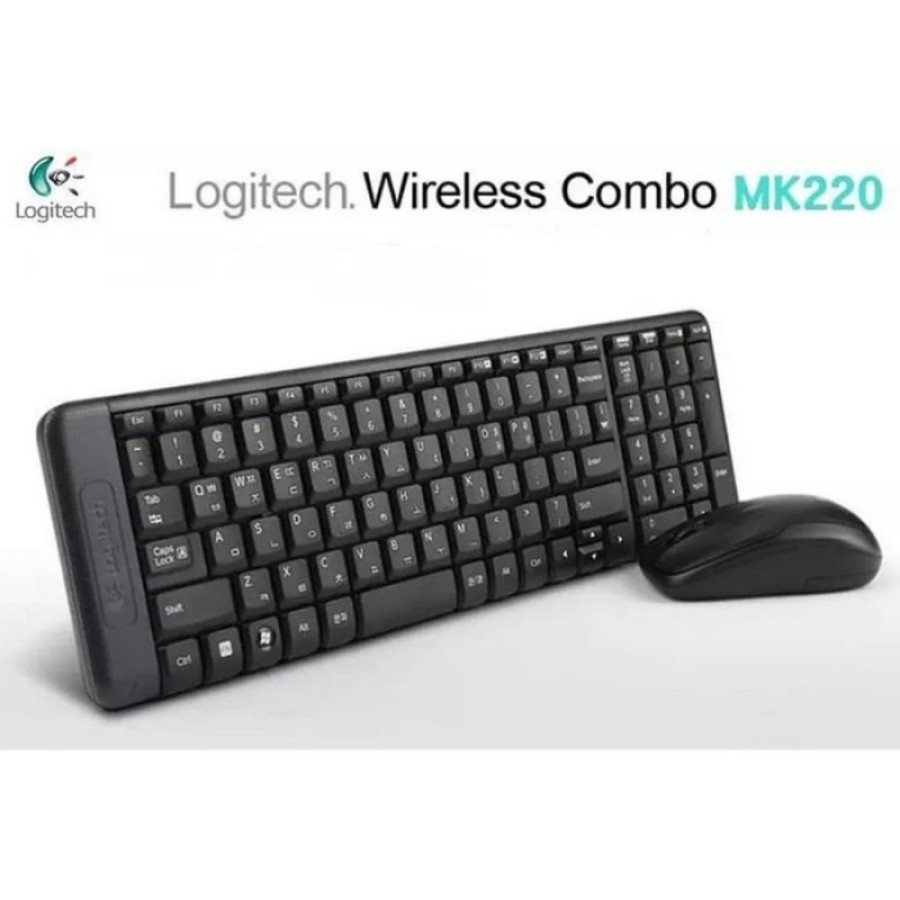Keyboaord Mouse Logitech Wireless MK220