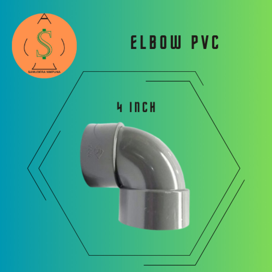 Elbow PVC Ukuran 4 Inch