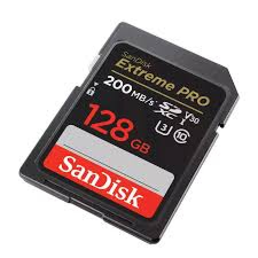 Memory Card Sandisk SDXC Extreme Pro 128GB 200MB