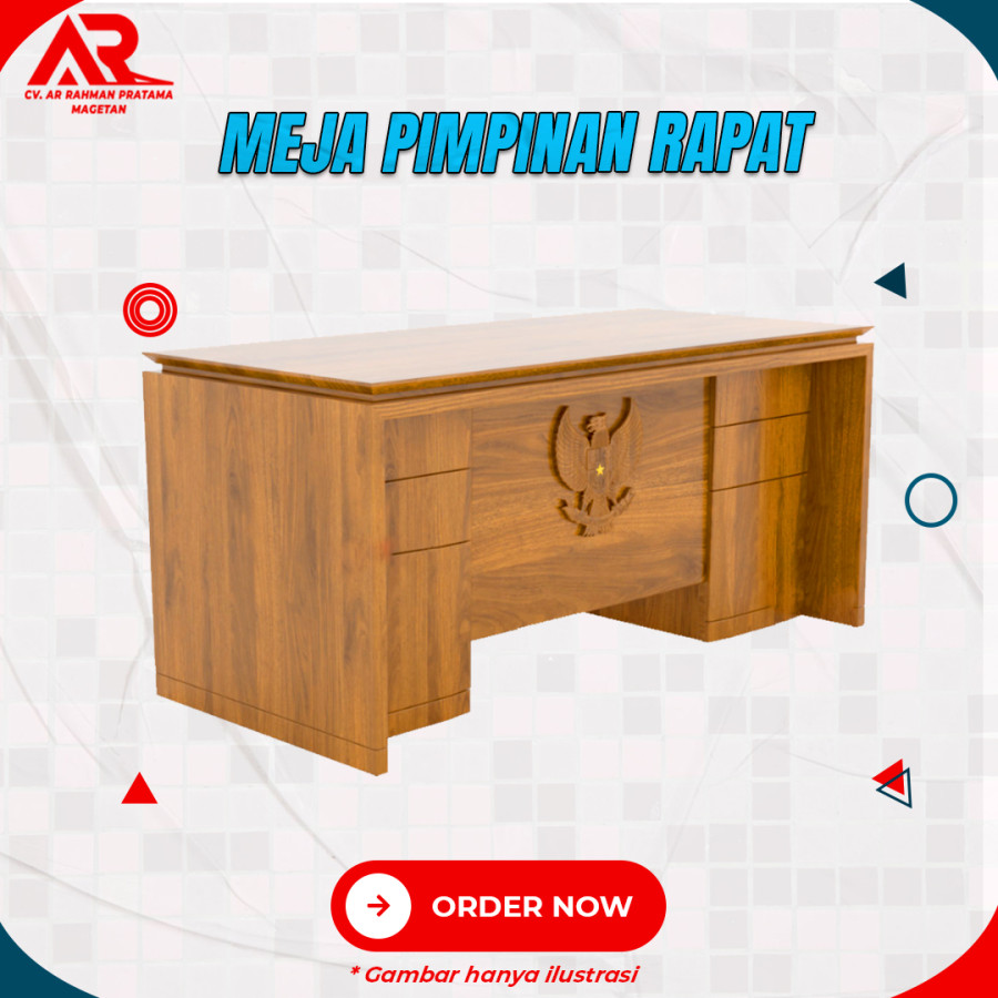 Meja Pimpinan Rapat - depan