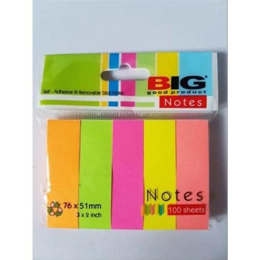 Sticky Notes Stick 5 Warna BIG (Memo Stick) - samping