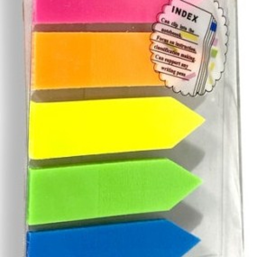 STICKY NOTES bentuk Panah bahan Plastik - samping