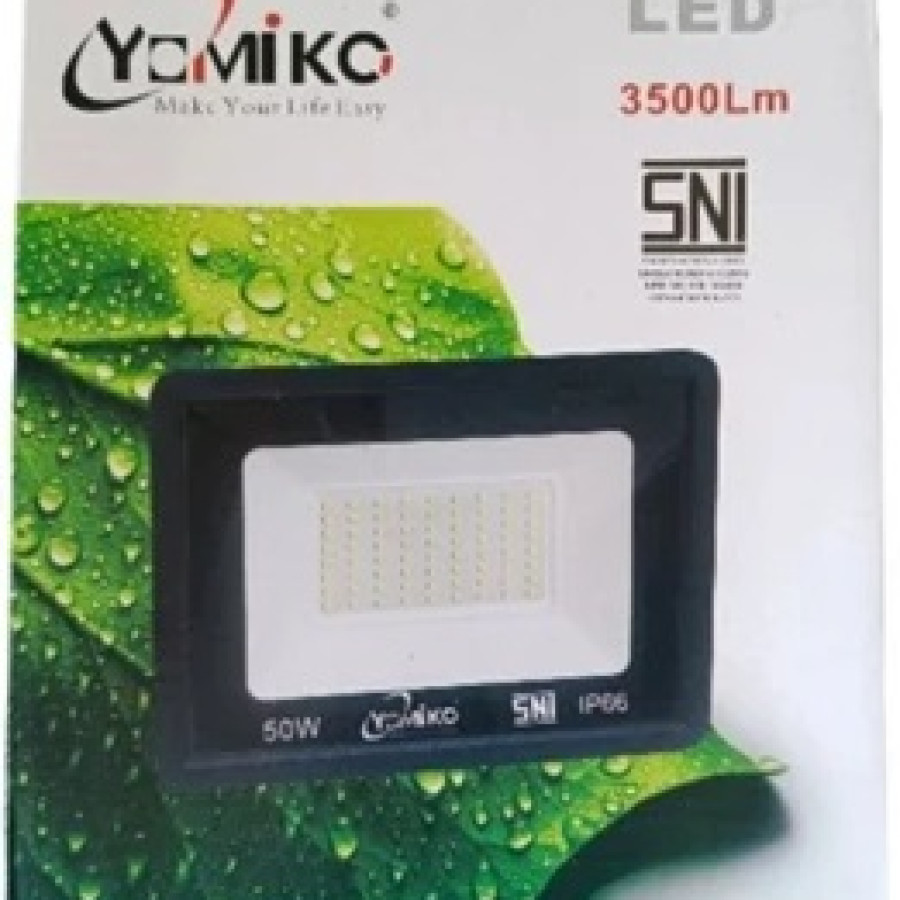 Lampu sorot merk YOMIKO 50 watt - depan