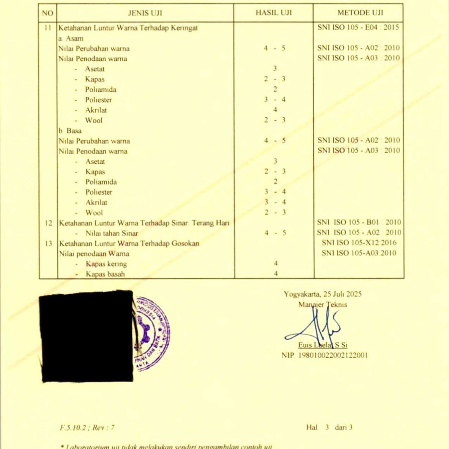 Kain Pakaian Sipil Harian TKDN 76.6% - detail