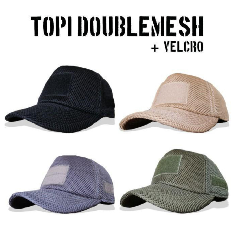 Topi doublemess velcro - utama