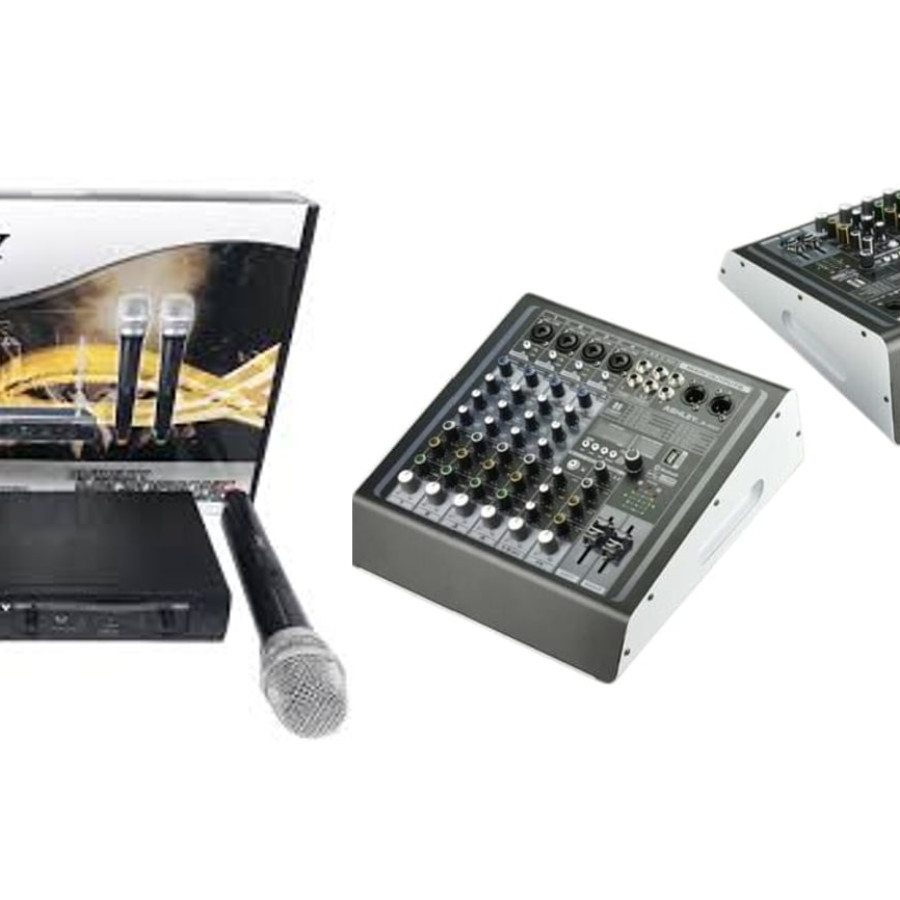 Paket Mixer + Mic Wireless
