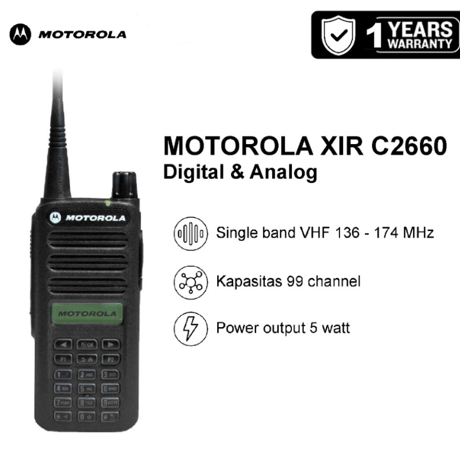 Motorola XiR C2660 Handy Talky - utama