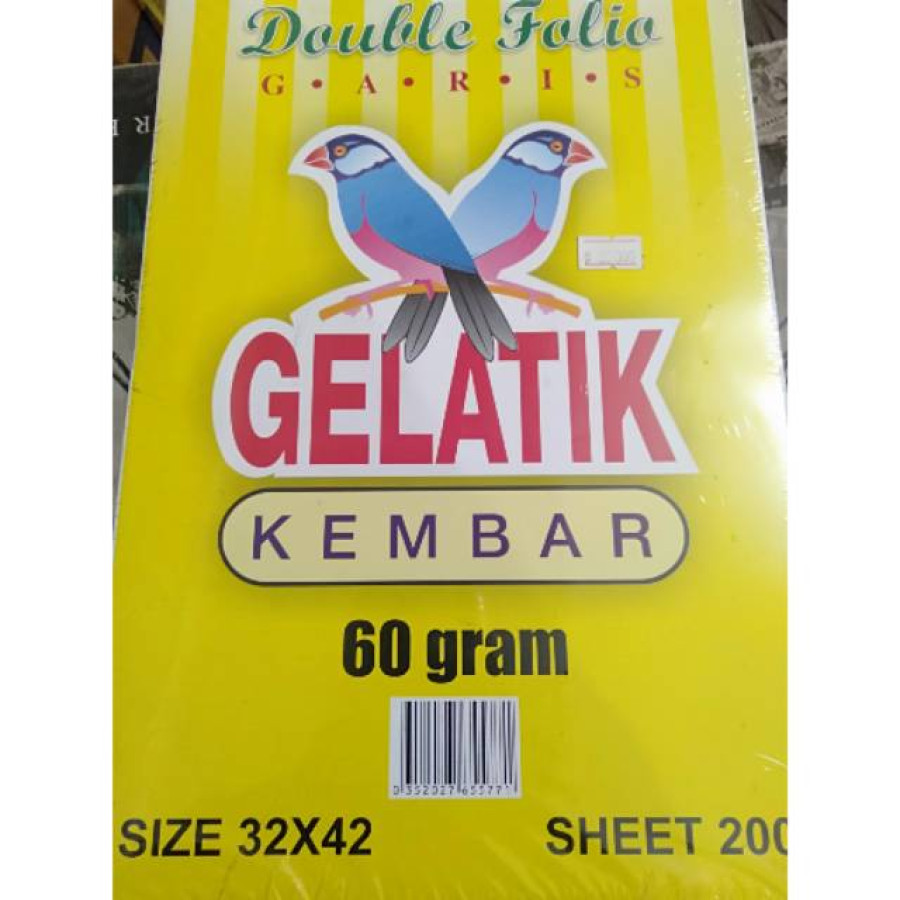 Folio Garis Gelatik / Kiky / Sidu 200 Sheet