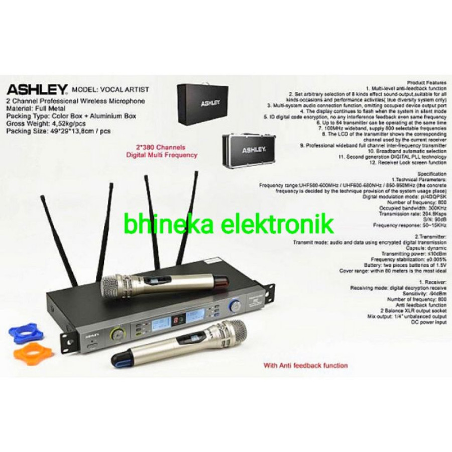Microfon Wearles - samping
