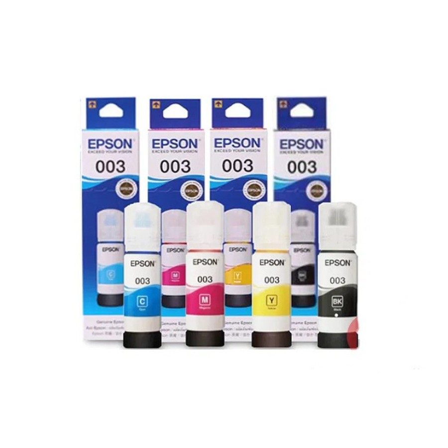 Tinta Epson 003 Cyan Original (C13T00V200) - depan