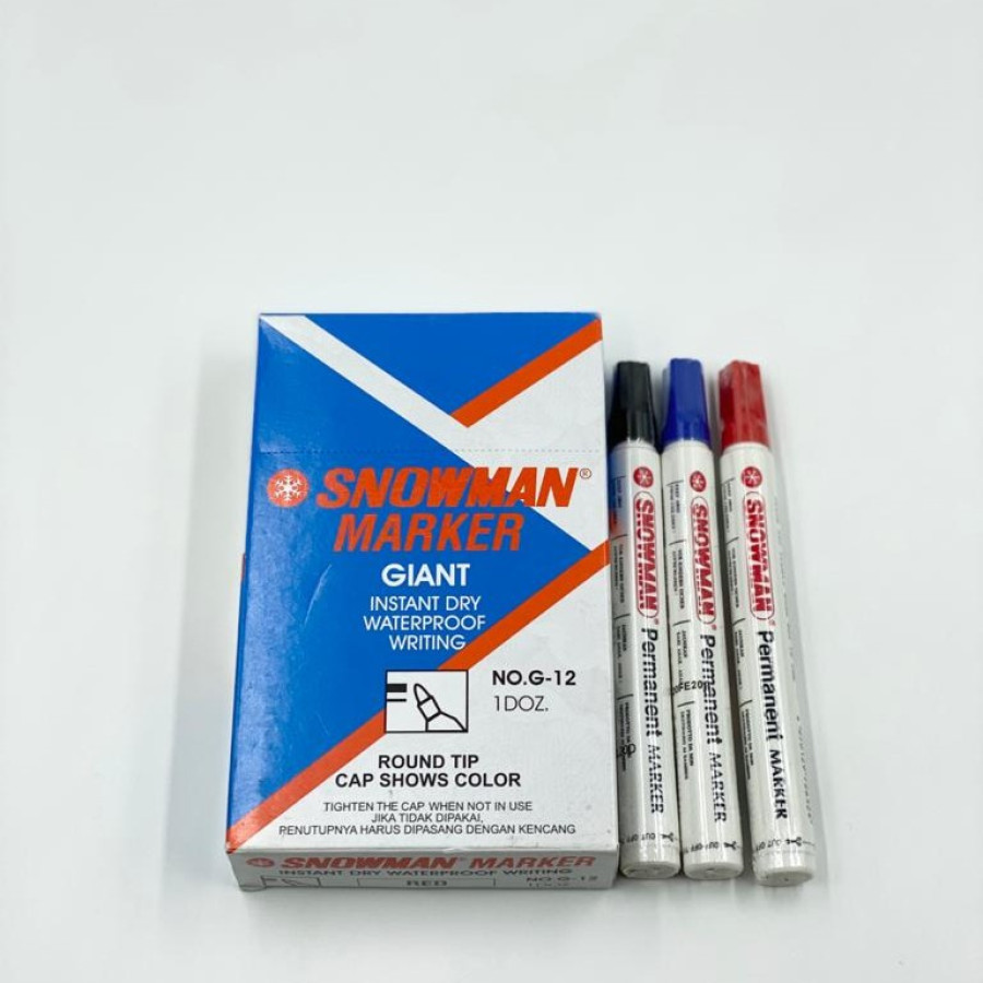Spidol Permanen G-12 Snowman