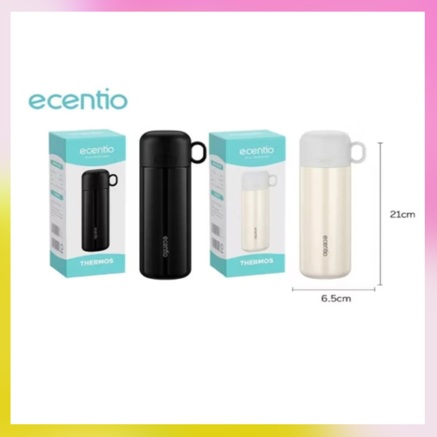 Ecentio termos botol minum portable 500 ml plus stiker