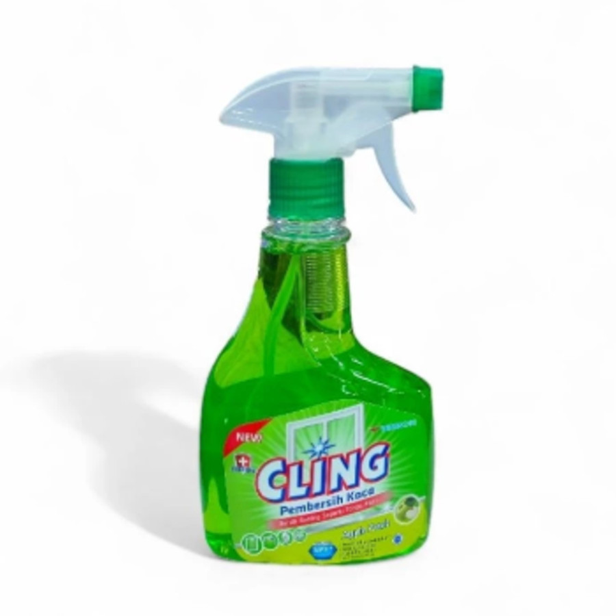 Cling Pembersih Kaca - Botol Spray 450 ml - samping