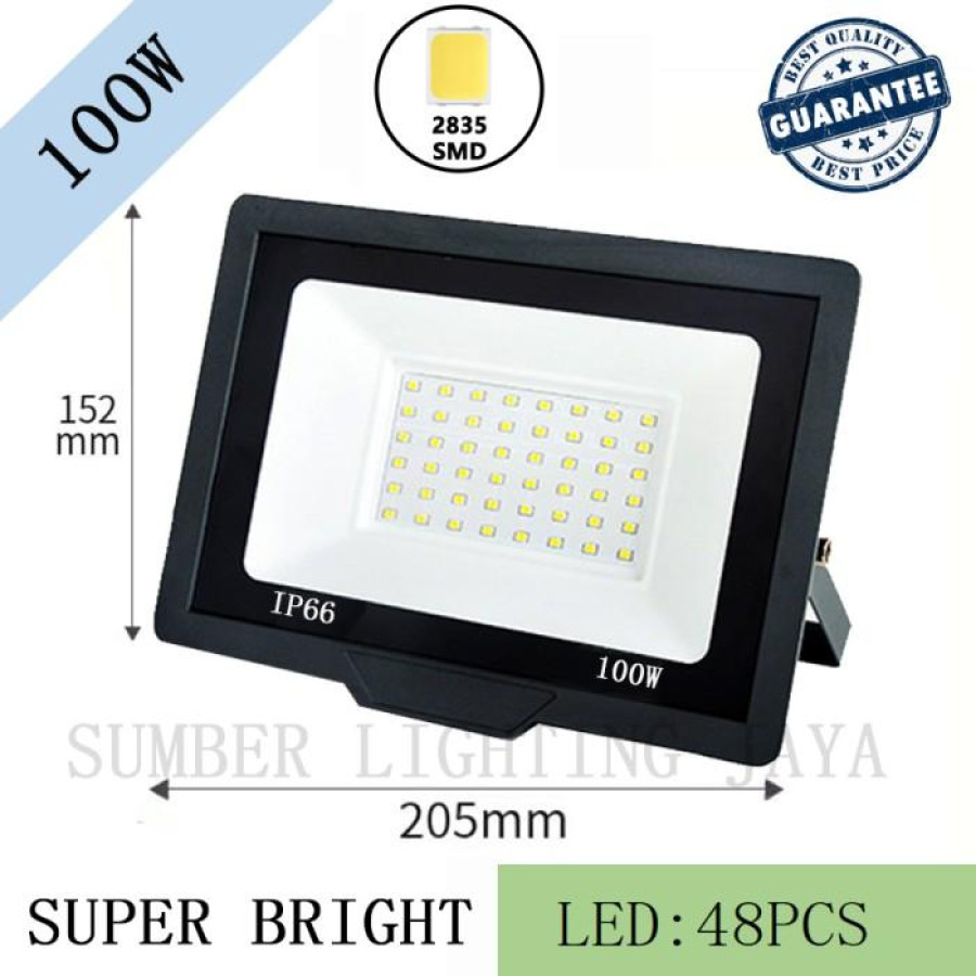 Lampu Sorot LED 100 Watt - depan