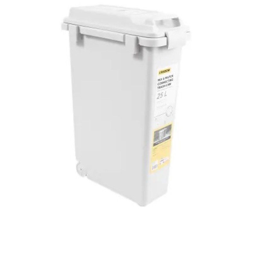 Tempat Sampah Krisbow 25 Liter Mix & Match Conneting - depan