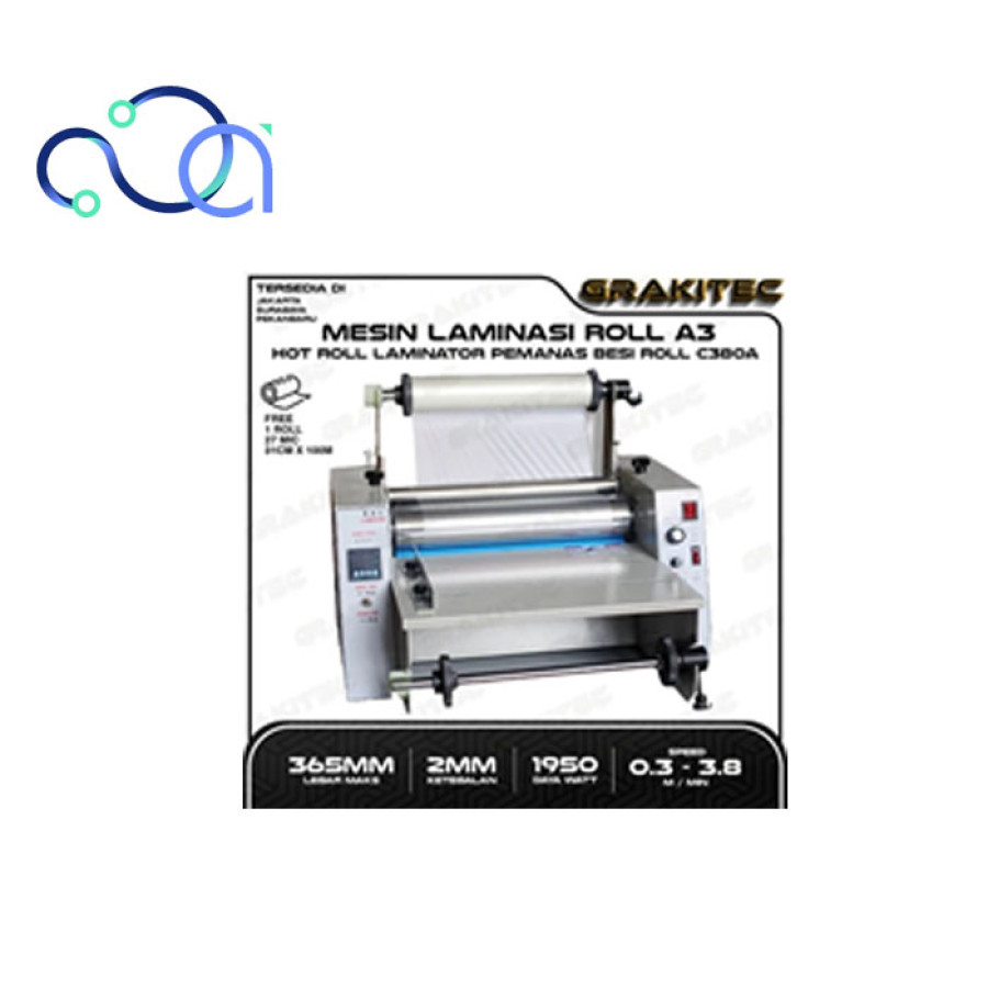 GRAKITEC MESIN LAMINATING ROLL A3 DC380A